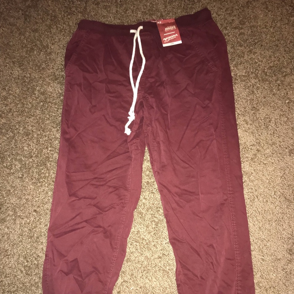 Maroon joggers